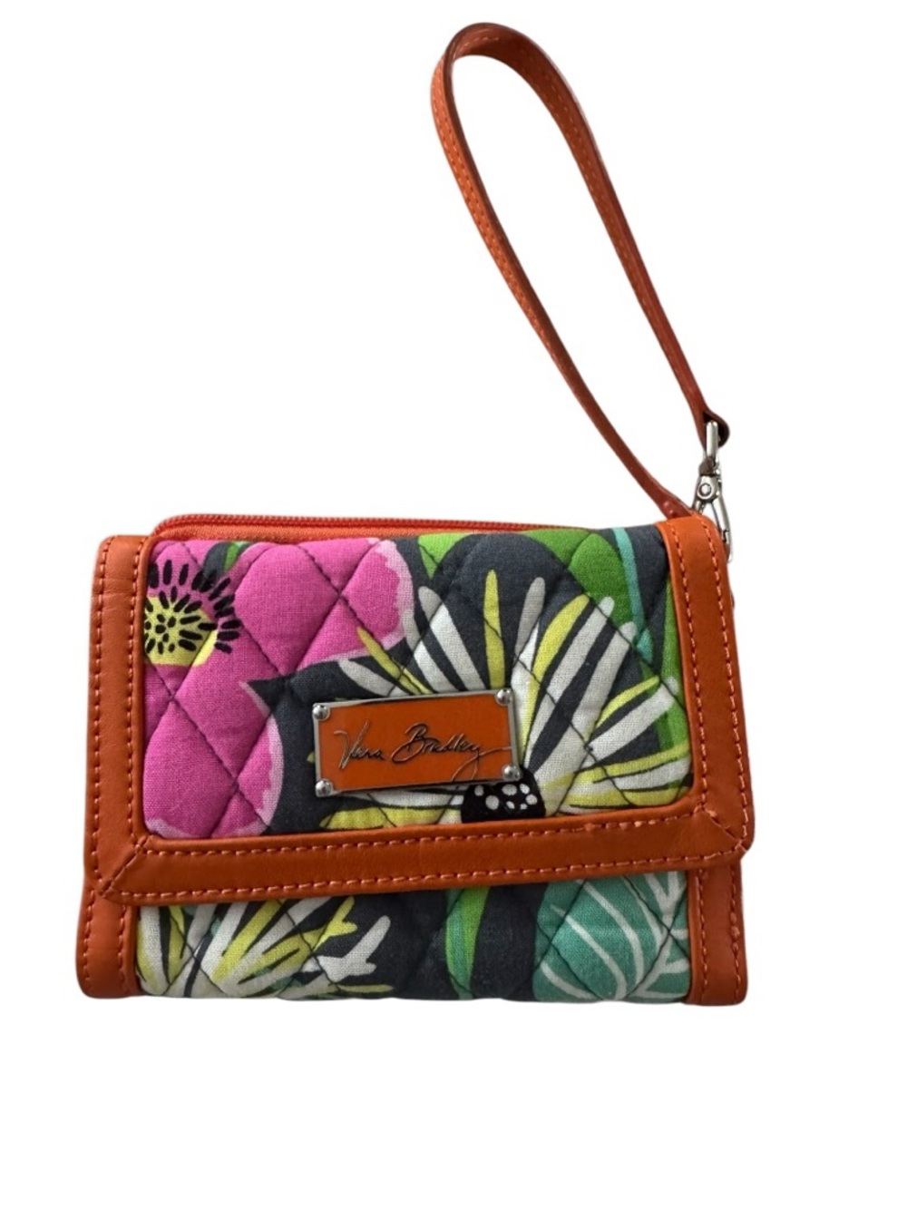 Vera Bradley Jazzy Blooms Anniversary Wallet Wristlet